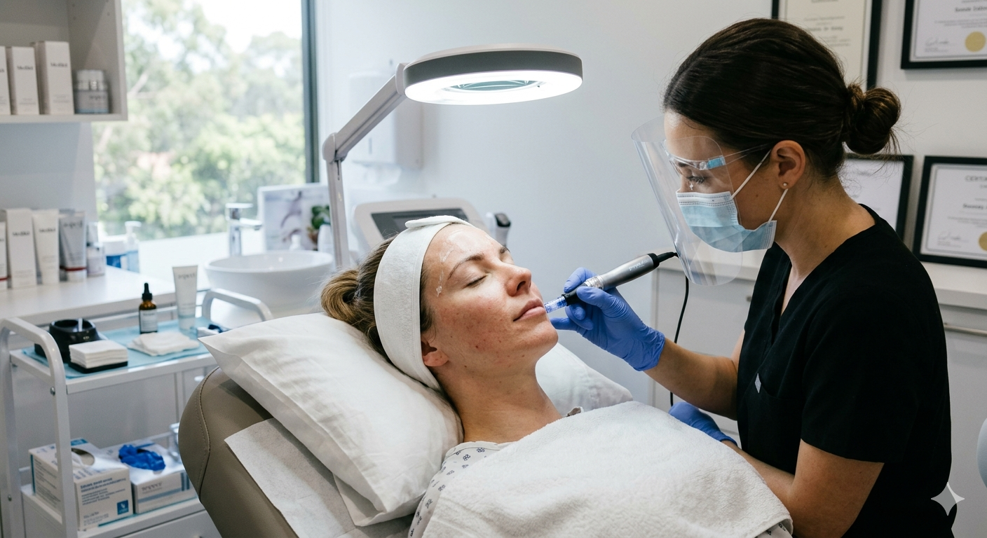 Microneedling treatment